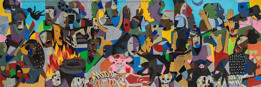 Fresque Droits Humains by Eddy Pierre